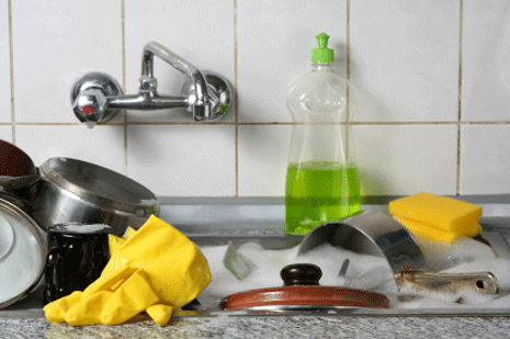 Washing-Dishes can harm the Environment