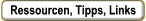 Ressourcen, Tipps, Links